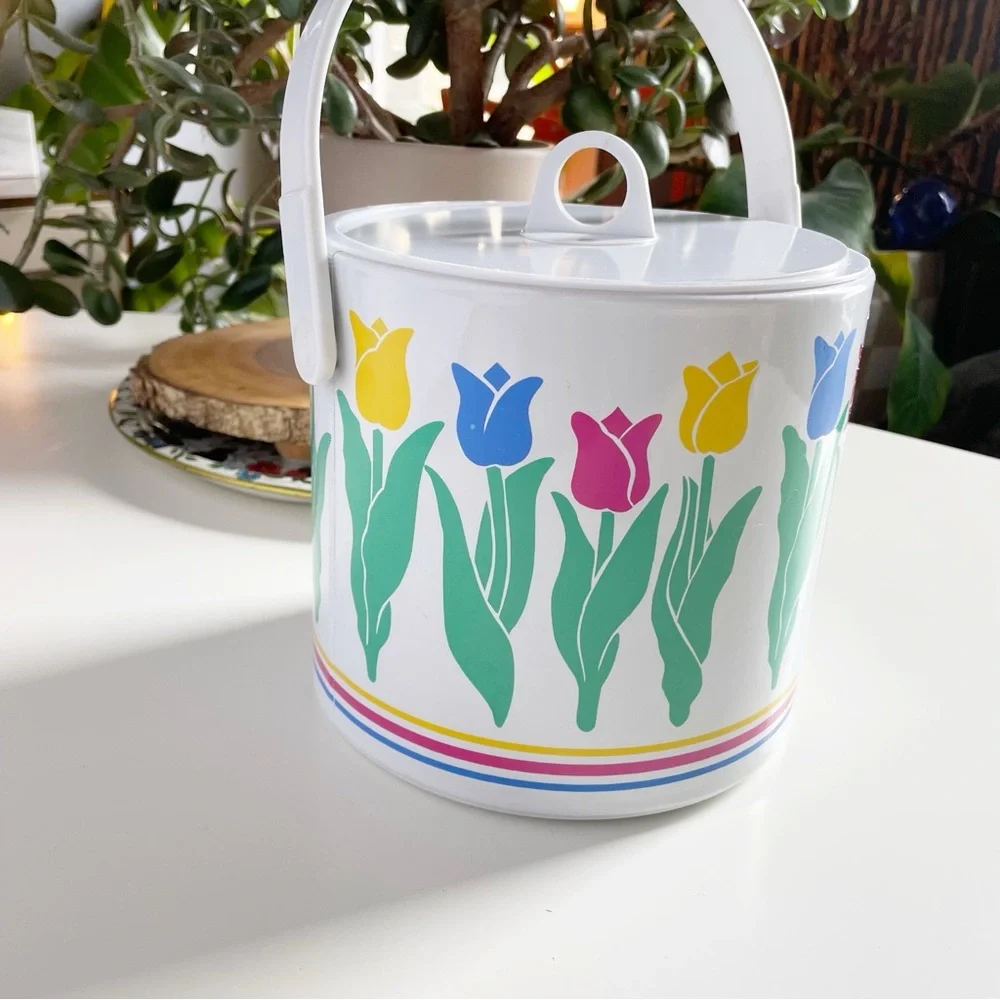 Vintage 70’s Retro Tulip Ice Bucket